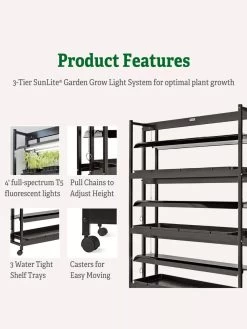 3-Tier Sunlite® Garden -Gardenhaus Shop 39 357 4