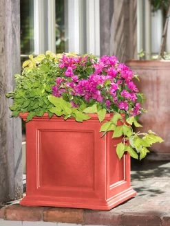 Fairfield Self-Watering Square Planter, 20” X 20” -Gardenhaus Shop 39 618 08477 tif