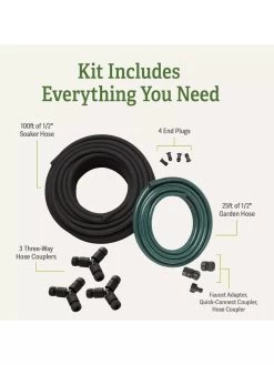 Garden Row Snip-n-Drip Soaker System -Gardenhaus Shop 8587042 inclusion