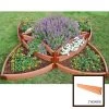 Classic Sienna Versailles Sunburst Raised Garden Bed With 2" Boards -Gardenhaus Shop 8588252 01v