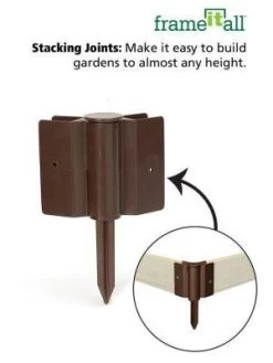 Classic Sienna Versailles Sunburst Raised Garden Bed With 2" Boards -Gardenhaus Shop 8588252 05v