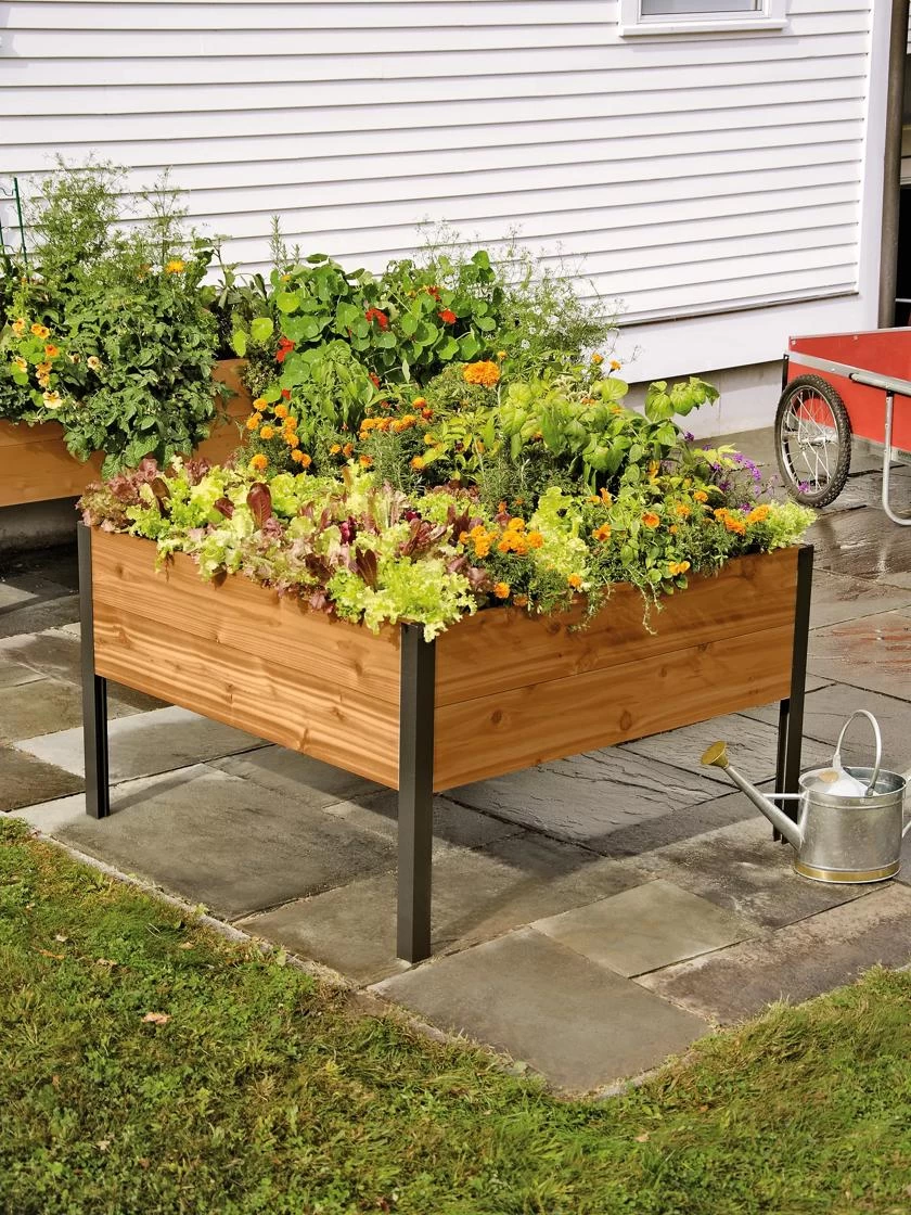 4' X 4' Elevated Planter Box 3 4' X 4' Elevated Planter Box