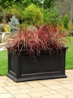 Fairfield Self-Watering Patio Planters, 20” X 36” -Gardenhaus Shop 8588417 12V tif