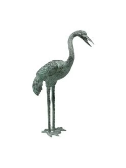Bronze Crane Statues, Small -Gardenhaus Shop 8589916 001v
