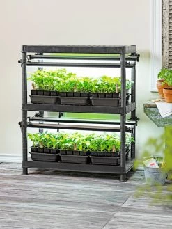 Stack-n-Grow Lights - Base Unit -Gardenhaus Shop 8590139 001E Stack N Grow 2 Tier Light System tif