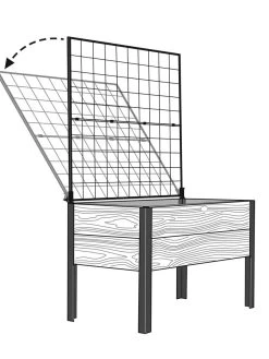 Space-Maker Pivoting Trellis, 4' 9 Space-Maker Pivoting Trellis, 4' -Gardenhaus Shop 8590247 001 tif