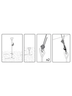 Canopia® By Palram Anchoring Kit For The Palram - Canopia Greenhouses -Gardenhaus Shop 8591357 08v