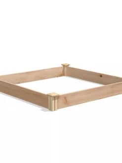 Cedar Raised Garden Bed, 4' X 4' X 6" -Gardenhaus Shop 8591724 04V tif