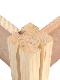 Cedar Raised Garden Bed, 4' X 4' X 6" -Gardenhaus Shop 8591724 05V tif