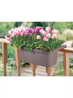 Adjustable Self-Watering Railing Planter, 24" -Gardenhaus Shop 8592173 02V 3 4