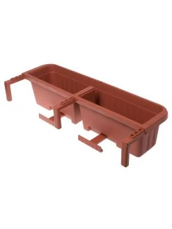 Adjustable Self-Watering Railing Planter, 32" -Gardenhaus Shop 8592174TC 2003z tif