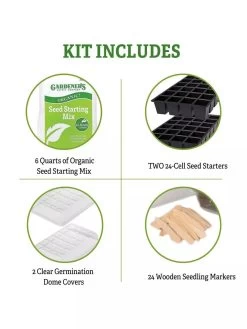 Organic GrowEase Seed Starting Success Kit -Gardenhaus Shop 8592393 4