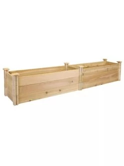 Premium Cedar Raised Garden Bed, 16" X 96" -Gardenhaus Shop 8593824 01V greenes premium cedar raised garden bed