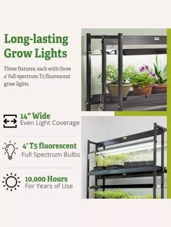 High Intensity 3-Tier SunLite® Garden -Gardenhaus Shop 8593944 6