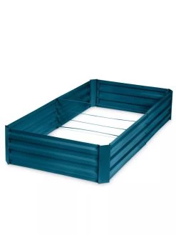 Demeter Corrugated Metal Raised Bed, 34" X 68" -Gardenhaus Shop 8594183 9543BL tif