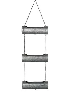 Galvanized Hanging Triple Planter -Gardenhaus Shop 8595213 0005 tif