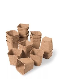 3-1/2” Square Biodegradable Pots, Set Of 18 7 3-1/2” Square Biodegradable Pots, Set Of 18 -Gardenhaus Shop 8595967 9476 tif