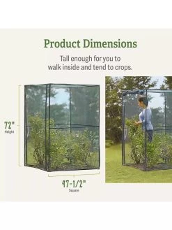 Crop Cage, 4' X 4' 11 Crop Cage, 4' X 4' -Gardenhaus Shop 8596538 dimensions