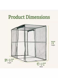 Crop Cage, 4' X 8' -Gardenhaus Shop 8596539 1