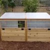 Garden In A Box Cedar Raised Bed With Greenhouse, 3' X 6' -Gardenhaus Shop 8597082 01V tif