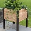 Elevated Cedar Planter Box, 2' X 2' -Gardenhaus Shop 8597991 9613 tif