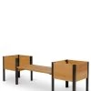 Elevated Cedar Planter Bench Kit, Eco-Stained, 90"