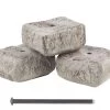 Rock Lock Interlocking Garden System, Ends, Set Of 3 -Gardenhaus Shop 8598738 01V tif