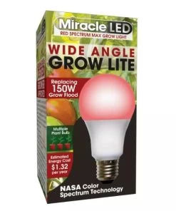 Miracle LED Corded 4-Socket Grow Light Kit With Bulbs, Full Spectrum And Red -Gardenhaus Shop 8599032 03V tif