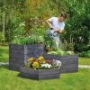 Exaco Hexagonal Raised Garden Bed Planter -Gardenhaus Shop 8599285 02V exaco hexagonal plastic raised garden bed planter tif