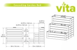 Cascading Keyhole Garden Bed -Gardenhaus Shop 8599294 04V tif