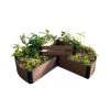 Circle Keyhole Garden With 1" Boards -Gardenhaus Shop 8599445 03v circle keyhole garden 1 inch uptown brown