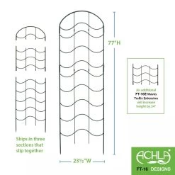Achla Designs Waves Trellis Extension Piece