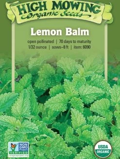 Lemon Balm Organic Seeds -Gardenhaus Shop 8599880 02V tif