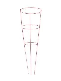 Heavy-Duty Plant Supports 42", Set Of 5 -Gardenhaus Shop 8600029 02v heavy duty colorful plant supports 42 inch red