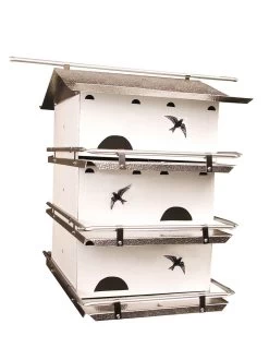 WatersEdge Purple Martin House 3-Floor, Assembled