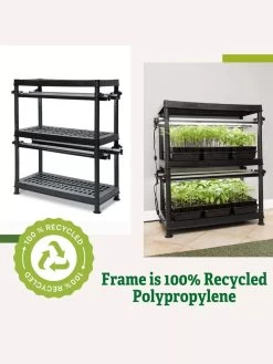 Stack-n-Grow Lights - 2-Tier System 16 Stack-n-Grow Lights - 2-Tier System -Gardenhaus Shop 8608905 3