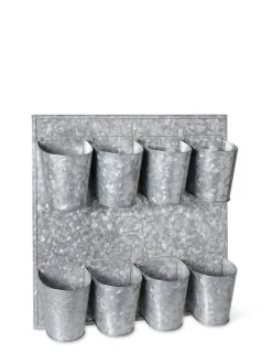 8 Pot Metal Wall Planter -Gardenhaus Shop 8609089 9665 tif