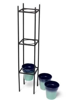 Steel Vertical Plant Stand With Metal Pots -Gardenhaus Shop 8609183 4967 tif
