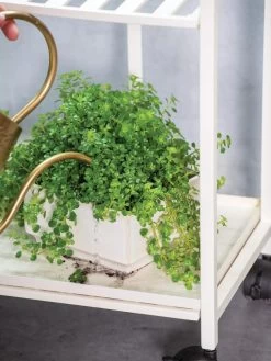 Oslo 2-Tier Plant Stand With Folding Shelves -Gardenhaus Shop 8609220 4137 tif