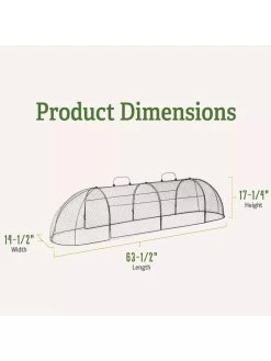 Chicken Wire Row Cloche Expandable Extra Large 3N1 -Gardenhaus Shop 8609412 1