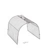 Chicken Wire Row Cloche Mid-Section, Extra Large 2 Chicken Wire Row Cloche Mid-Section, Extra Large -Gardenhaus Shop 8609413 5044 tif