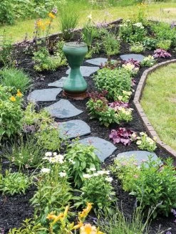 Recycled Rubber Flagstone Stepping Stone -Gardenhaus Shop 8609898 080 tif