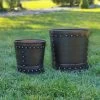 Riveted Planters, Set Of 2 1 Riveted Planters, Set Of 2 -Gardenhaus Shop 8610032 02v riveted metal planters set of 2