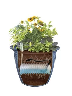 Adjustable Self-Watering Insert For Pots And Planters