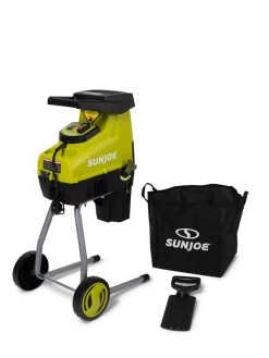 Sun Joe CJ603E 1.7 Inch Cutting Diameter Electric Silent Wood Chipper/Shredder | 15-Amp -Gardenhaus Shop 8610486 3875 tif