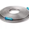 Sun Joe AJSGH75 Heavy-Duty Spiral Constructed Stainless Steel Garden Hose | 75-Feet | 1/2 In. Diameter -Gardenhaus Shop 8610630 01V jpg