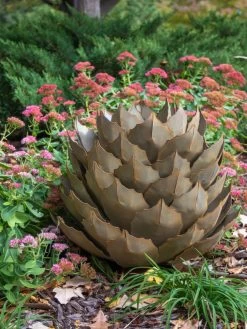 Desert Steel Artichoke Agave Sculpture -Gardenhaus Shop 8610761 03v