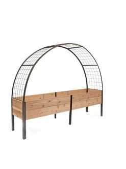 2’ X 8’ Arch Trellis For Planter Boxes -Gardenhaus Shop 8610798 0809 tif