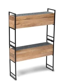 Tartu 2-Tier Elevated Rectangular Planter -Gardenhaus Shop 8611008 0936 tif