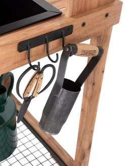 Dynamic Acacia Potting Bench With Soil Reservoir -Gardenhaus Shop 8611009 004